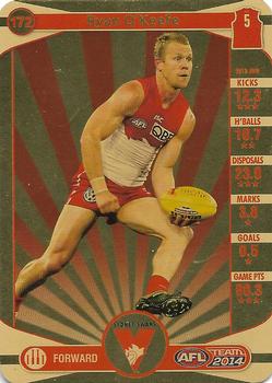 2014 Team Zone AFL Team - Gold #172 Ryan O’Keefe Front